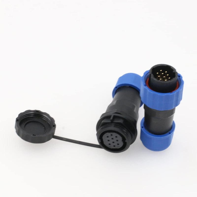 SZRMCC SD20 Waterproof Connectors 10 Pin 5A Panel Mount Circular Aviation Cable Connector Industrial Male Plug Female Socket LED Outdoor Wire Connector - Image 2